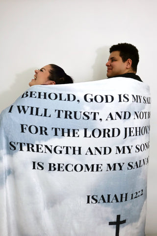 Isaiah 12:2 Blanket